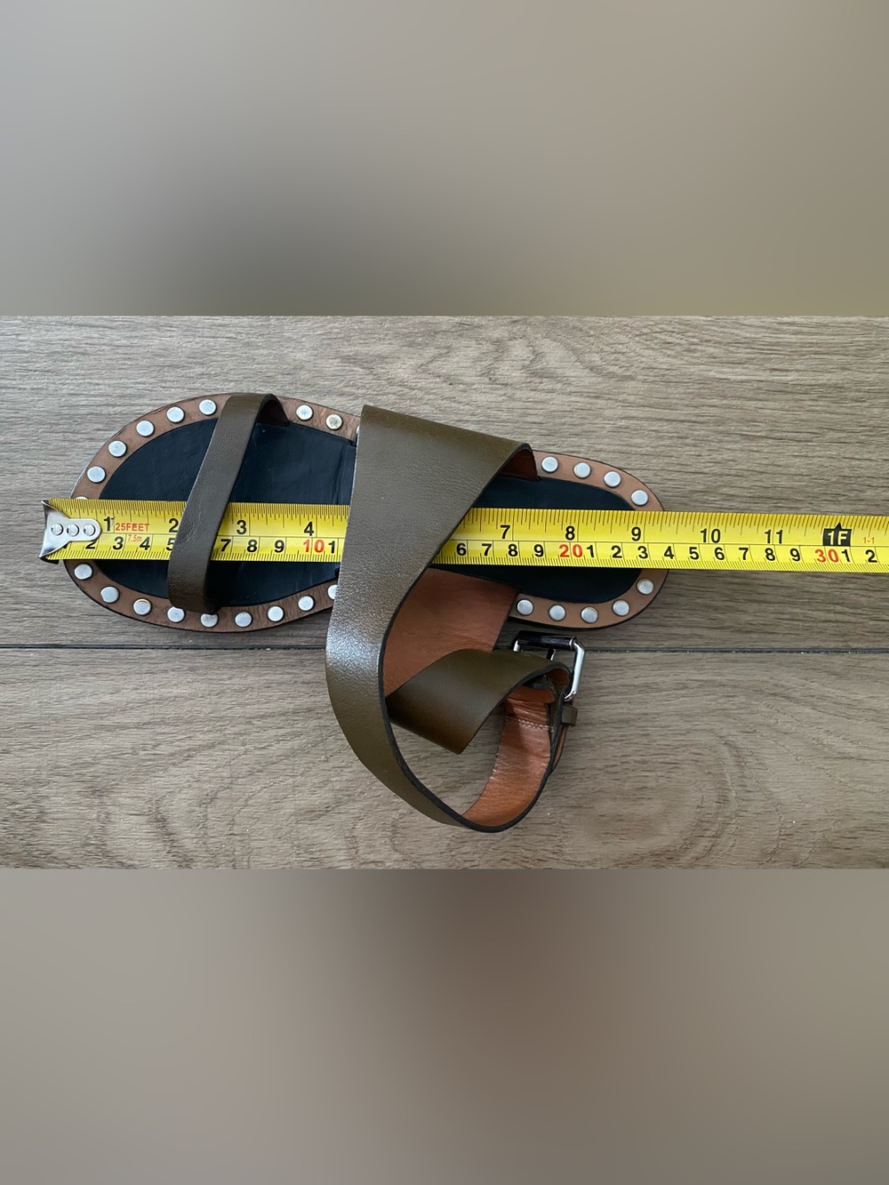 Janis stud-embellished flat sandals - Picture 9 of 9